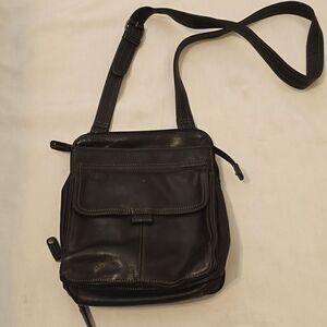 Fossil vintage crossbody leather organizer.